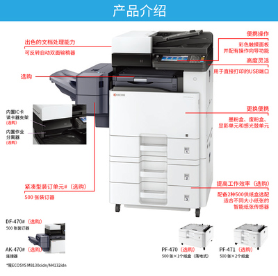 京瓷 M4132idn 黑白数码复印机租赁